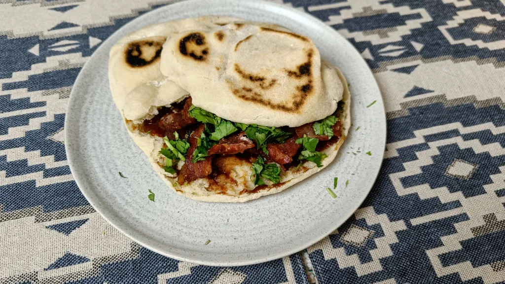 Photograph of Bacon pittas.