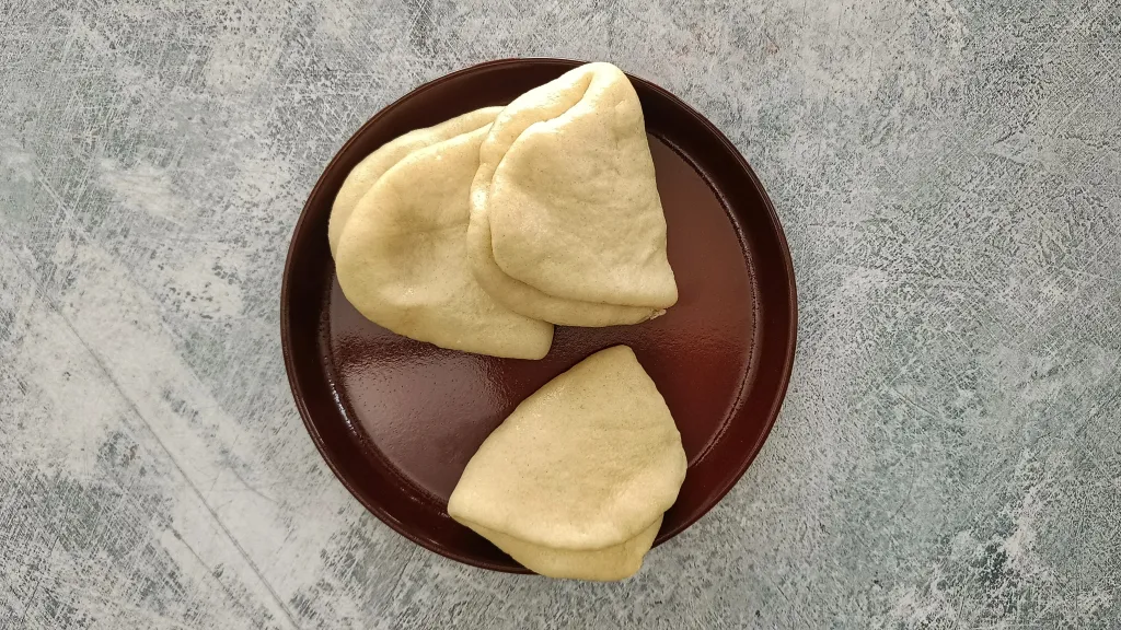 Photograph of Bao buns.