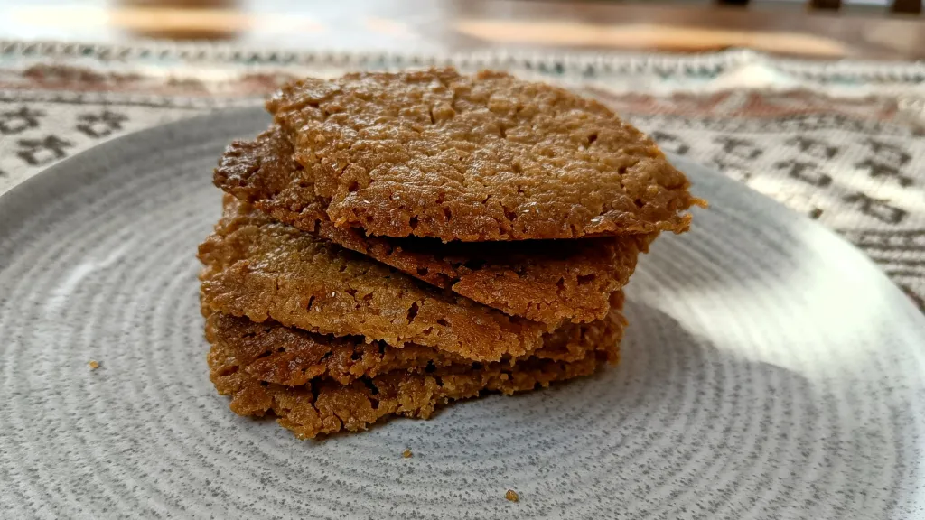 Photograph of Brown sugar shortbread.