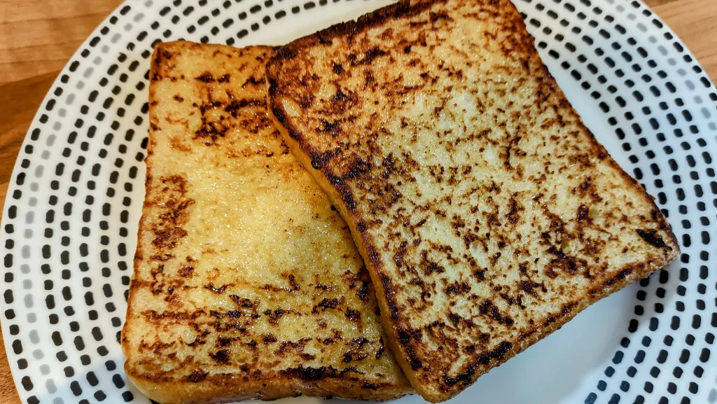 Photograph of Classic french toast.