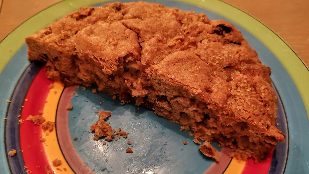 Photograph of Dorset apple cake.