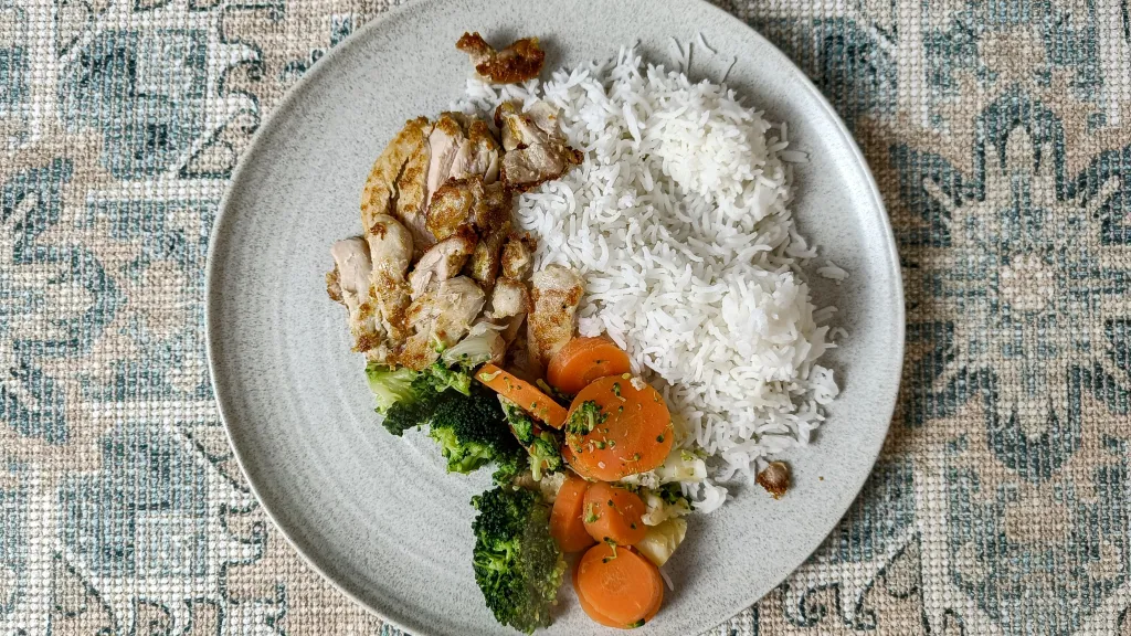 Photograph of Ginger-lime chicken.