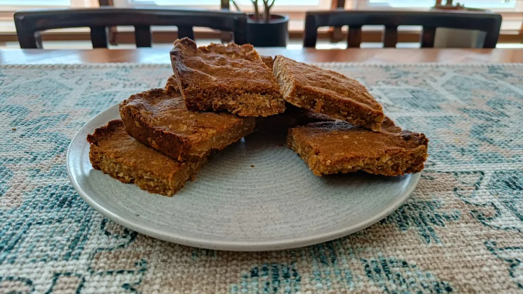 Photograph of Grasmere-style gingerbread.