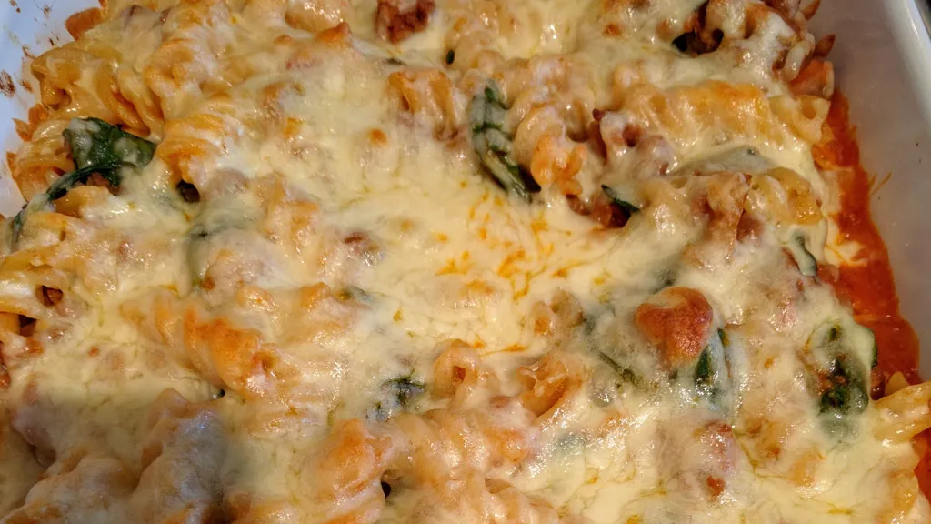 Photograph of Lamb & chilli gratinata.