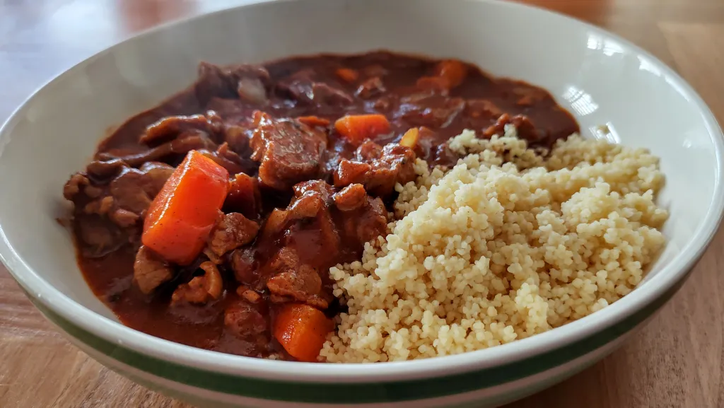 Photograph of Lamb tagine.