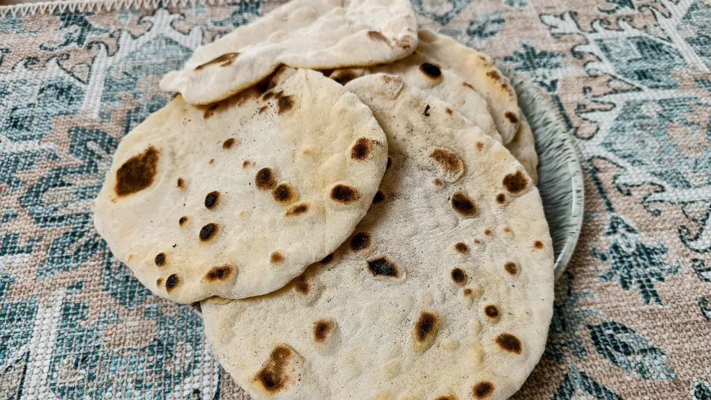 Photograph of Lavash bread.