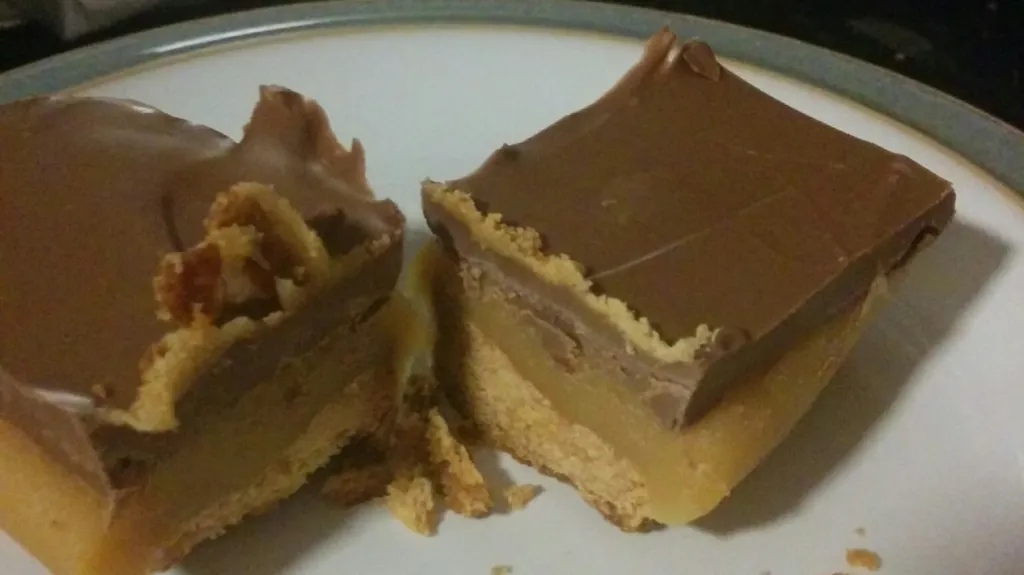 Photograph of Millionaire shortbread.