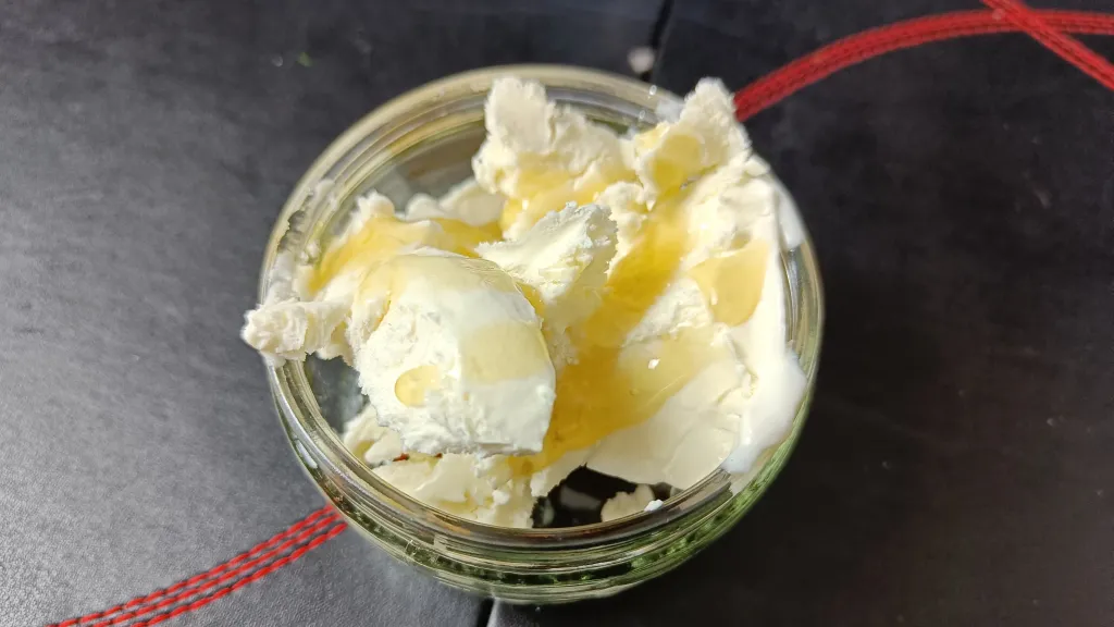 Photograph of No churn ice cream.
