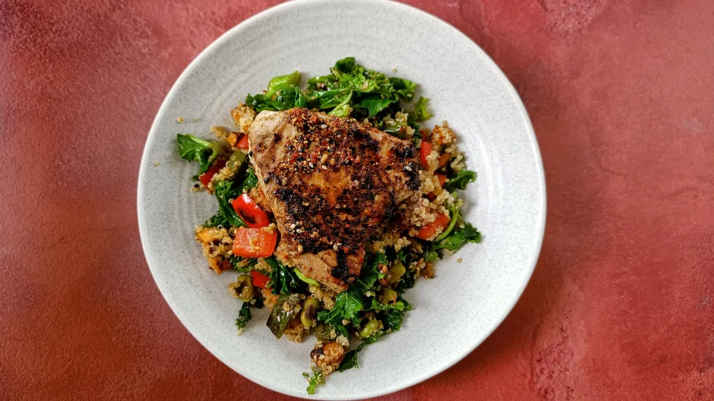 Photograph of Nuoc cham tuna.