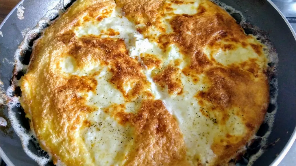 Photograph of Omelette Arnold Bennett.