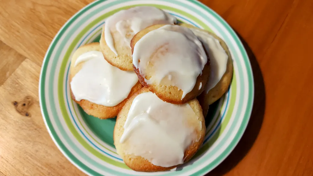 Photograph of Orange cookies.