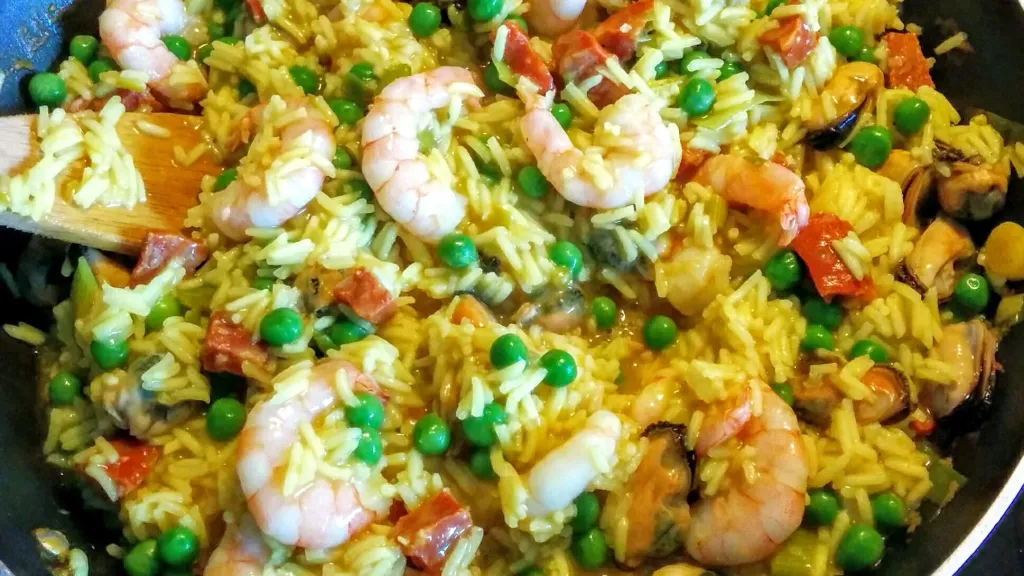 Photograph of Paella.