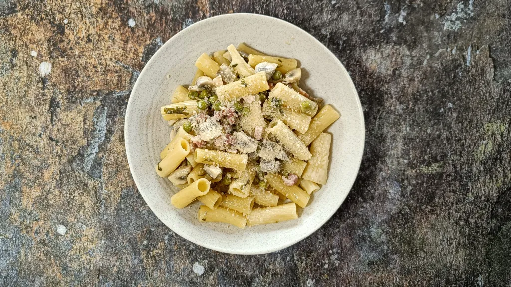 Photograph of Rigatoni alla boscaiola.
