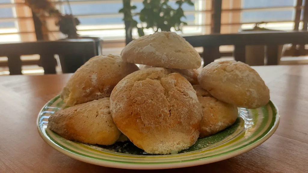 Photograph of Soft lemon cookies.
