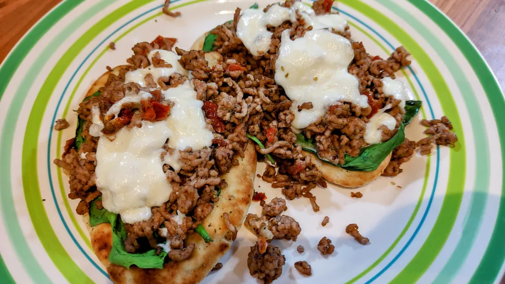 Photograph of Speedy lamb naans.