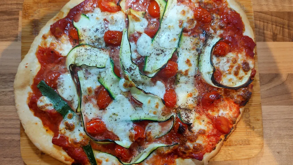 Photograph of Superhealthy pizza.