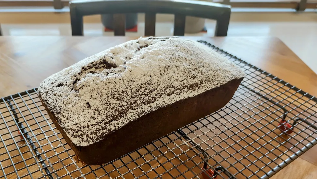 Photograph of Tessa’s spice cake.