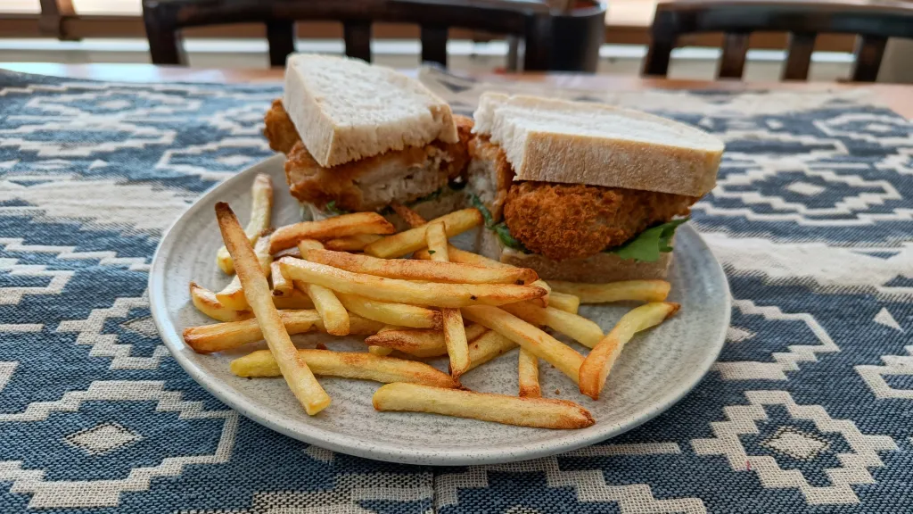 Photograph of The ultimate fish finger sarnie.