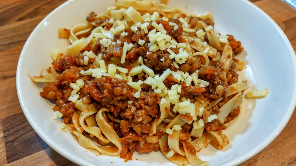Photograph of Ultimate traybake ragu.