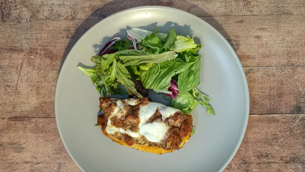 Photograph of Veal parmigiana.
